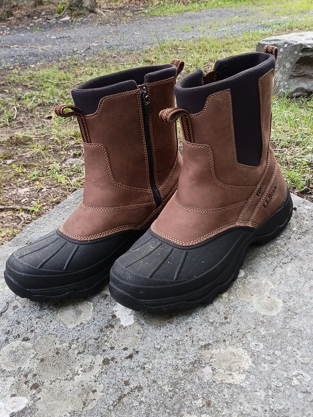 L.L. Bean Brown and Black Men's Rain & Snow Boots